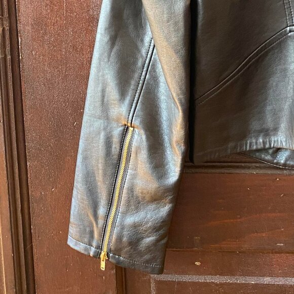 J.Crew Mercantile Faux Leather Moto Jacket M - Picture 7 of 7